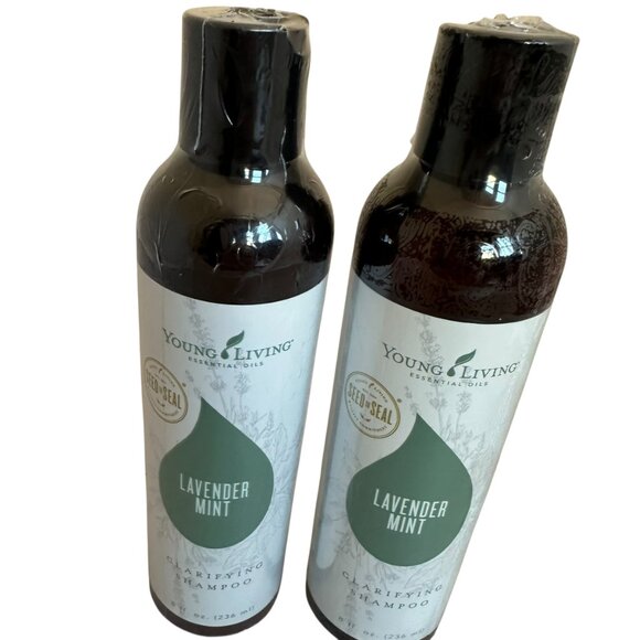 Young Living 2 Bottles Lavender Mint Clarifying Shampoo Organic 8 Oz New Sealed - Picture 4 of 9